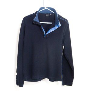 Awesome HUGO BOSS navy blue pullover sweatshirt/sweater in EUC!